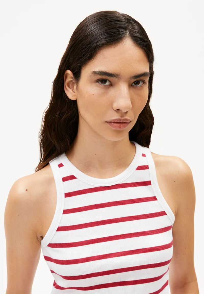 KANITAA GESTREIFTES TOP | white-coral blush