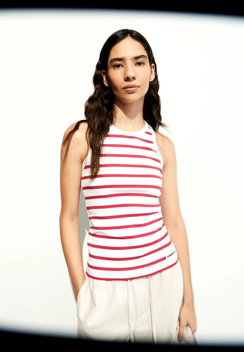 KANITAA GESTREIFTES TOP | white-coral blush