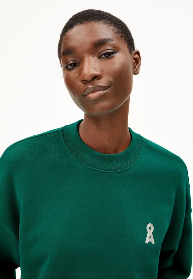 ICONIC Å ALIZAA SWEATSHIRT | emerald green