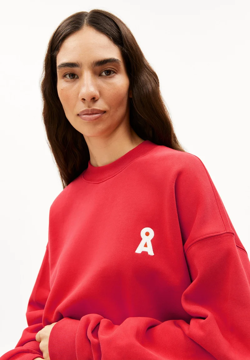 ICONIC Å ALIZAA SWEATSHIRT | coral blush