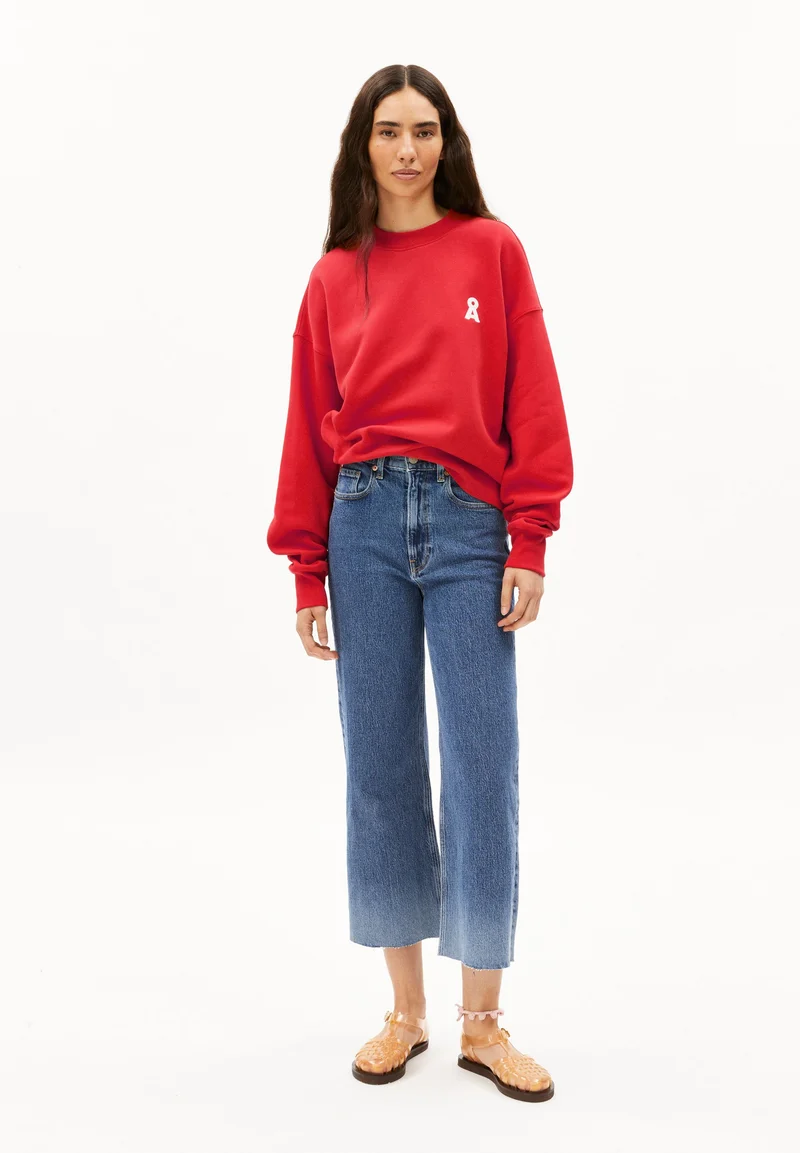 ICONIC Å ALIZAA SWEATSHIRT | coral blush