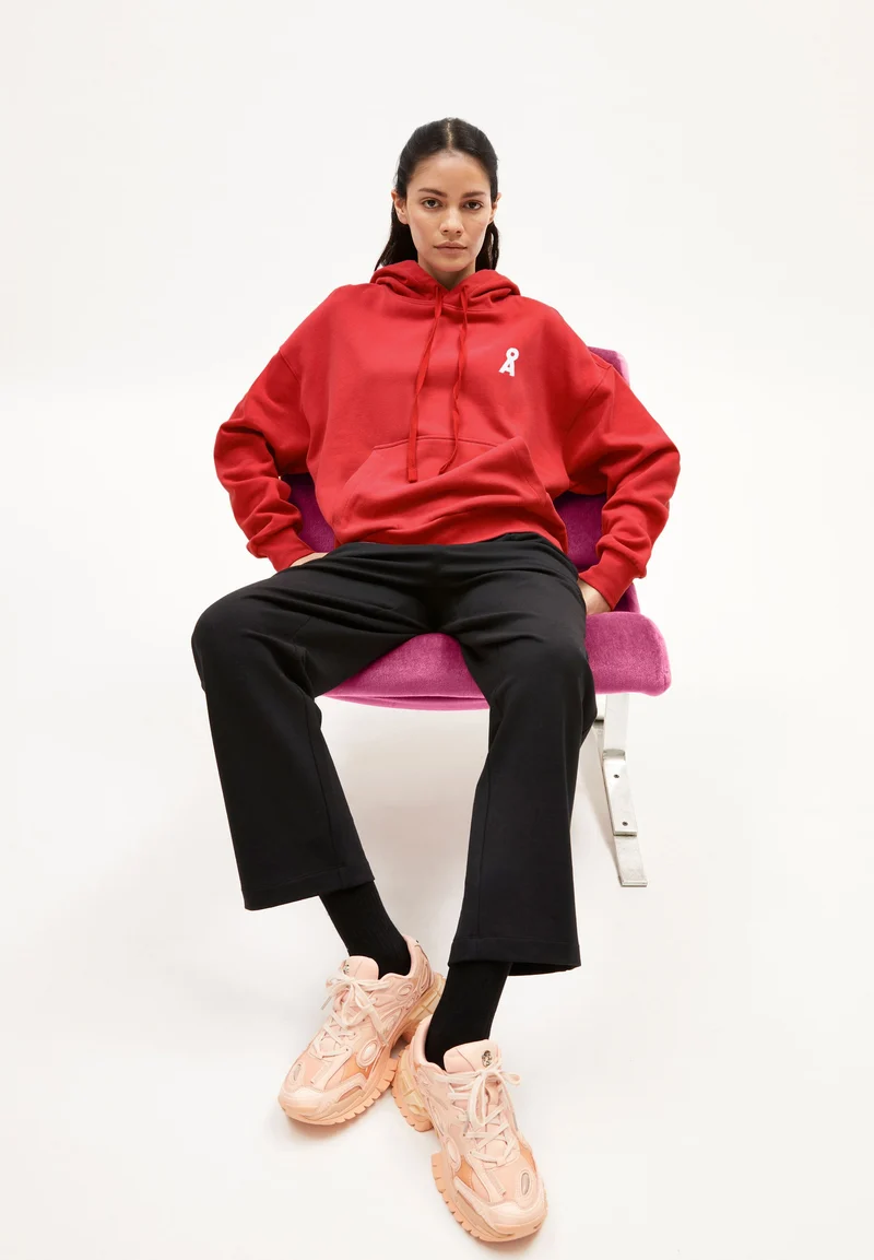 ICONIC Å FRANCISARAA HOODIE | coral blush