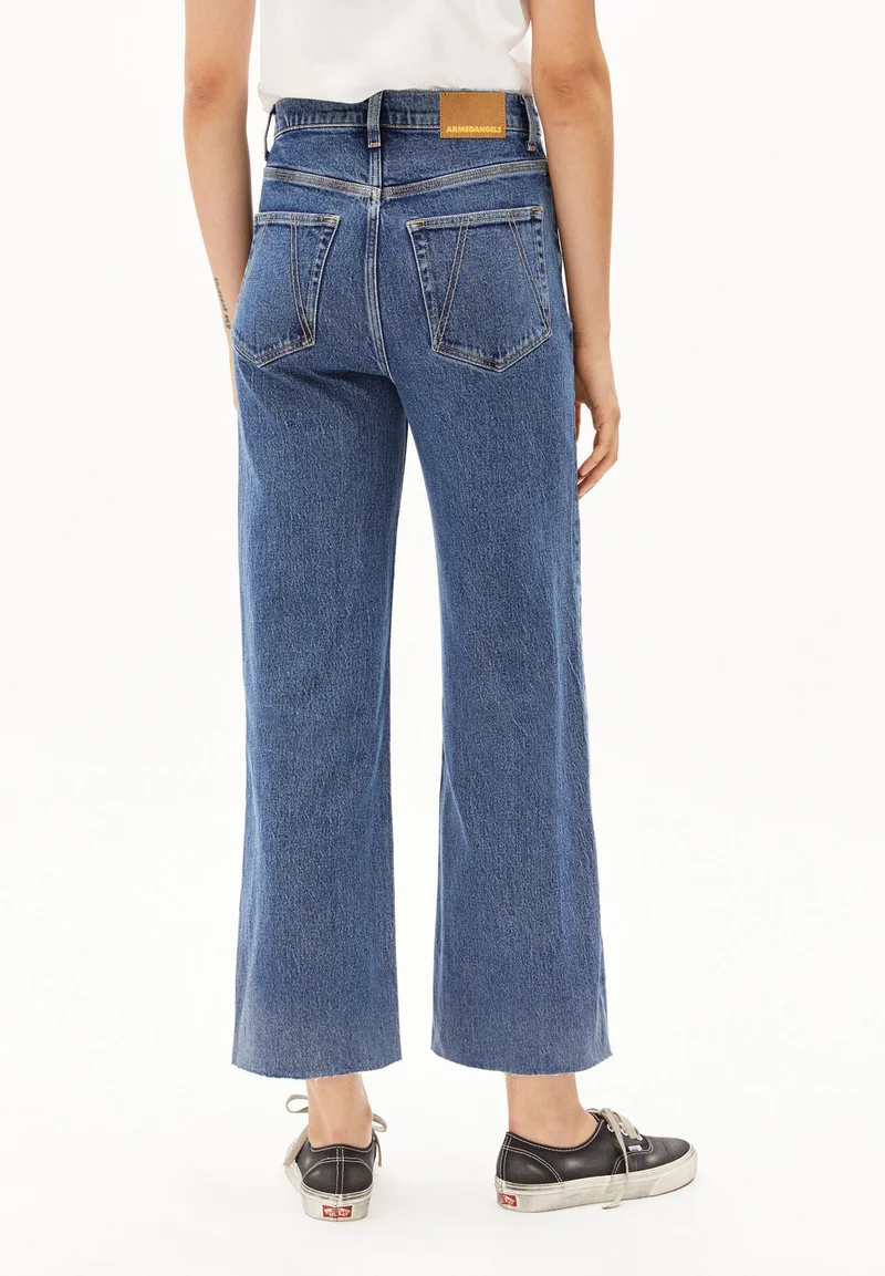 MURLIAA HIGH CROPPED WIDE JEANS | triton