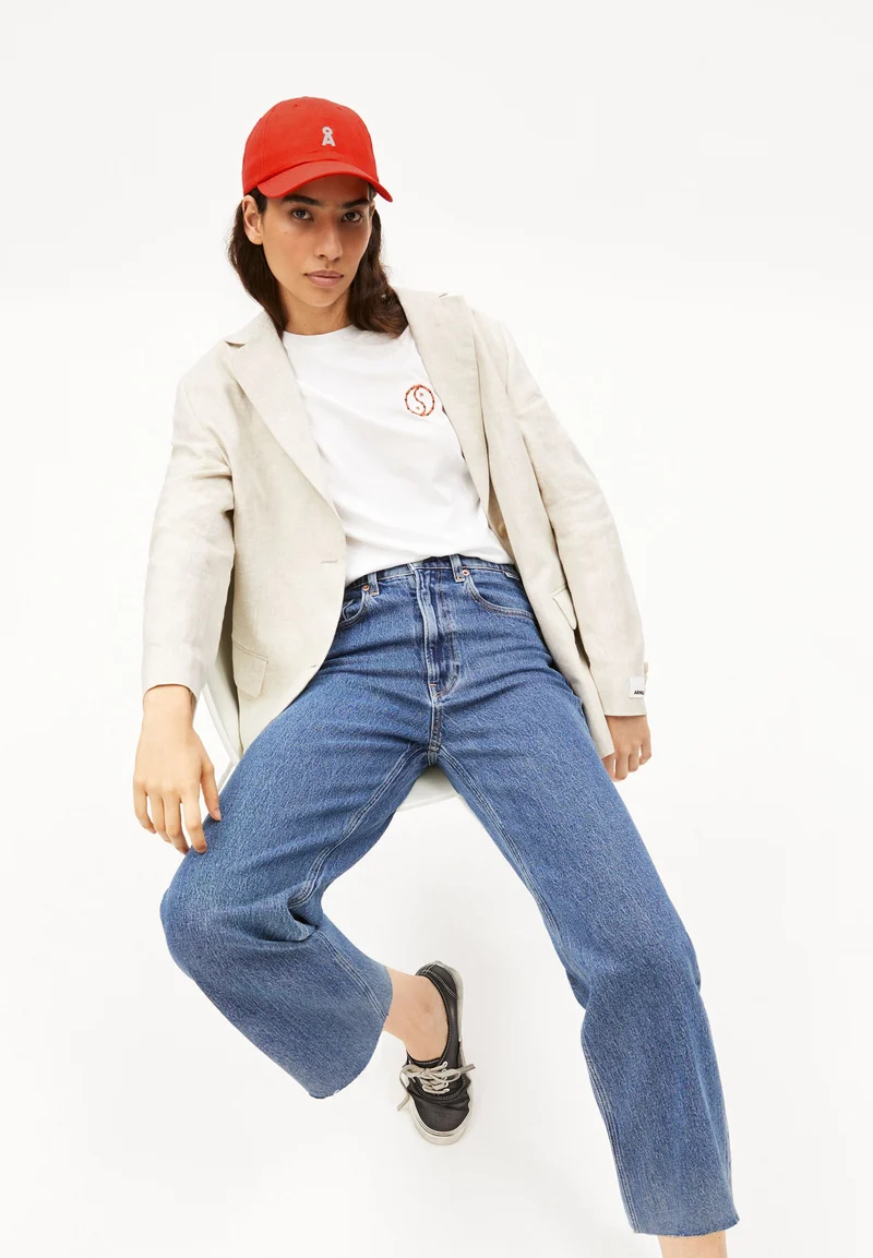 MURLIAA HIGH CROPPED WIDE JEANS | triton