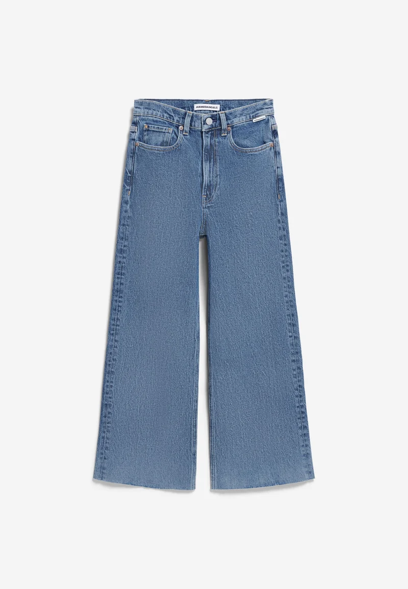 MURLIAA HIGH CROPPED WIDE JEANS | triton