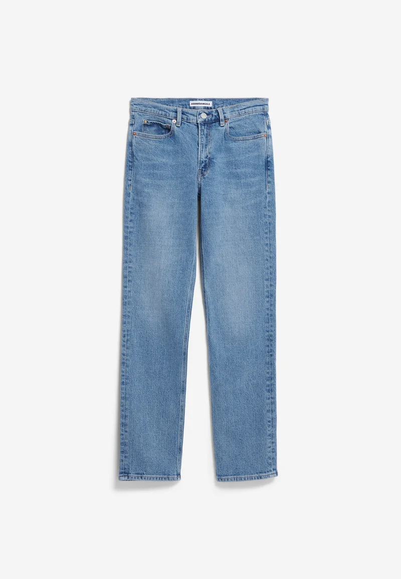 CARENAA MID WAIST STRAIGHT JEANS | capri