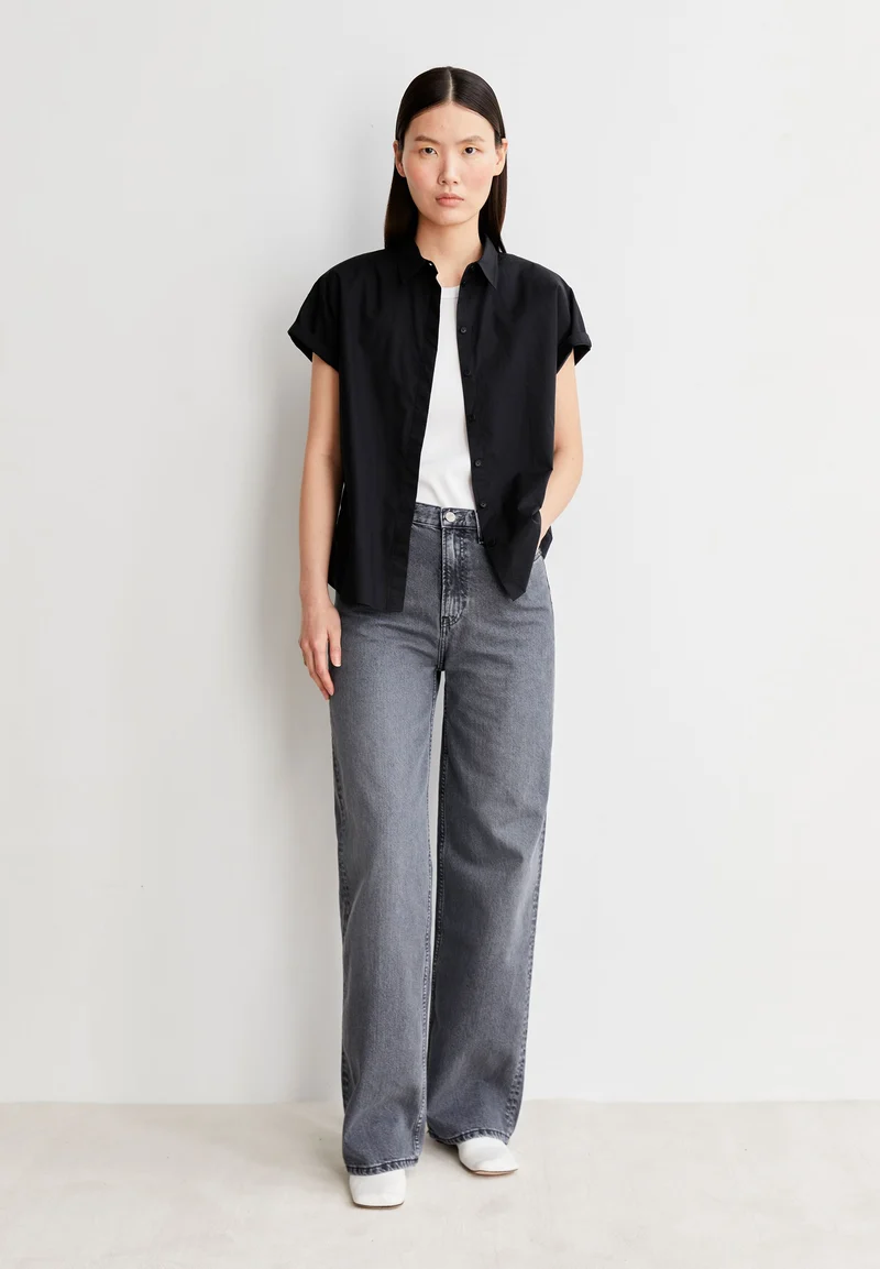 ENIJAA HIGH WAIST WIDE JEANS | dione