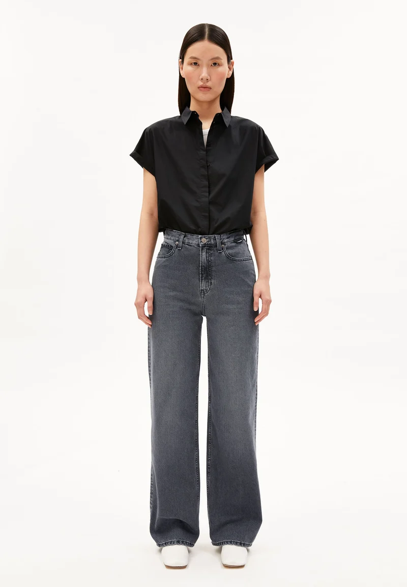 ENIJAA HIGH WAIST WIDE JEANS | dione