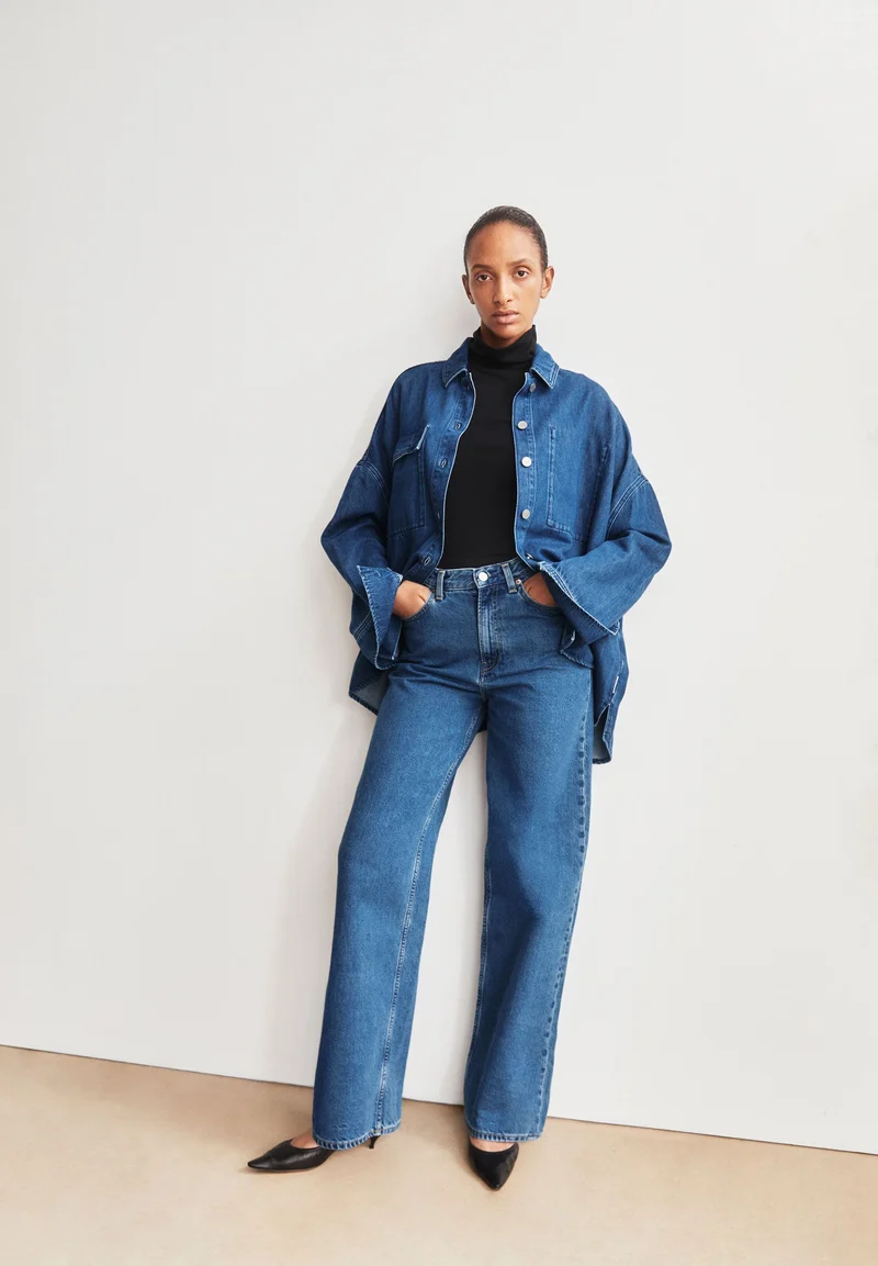 ENIJAA HIGH WAIST WIDE JEANS | daydream