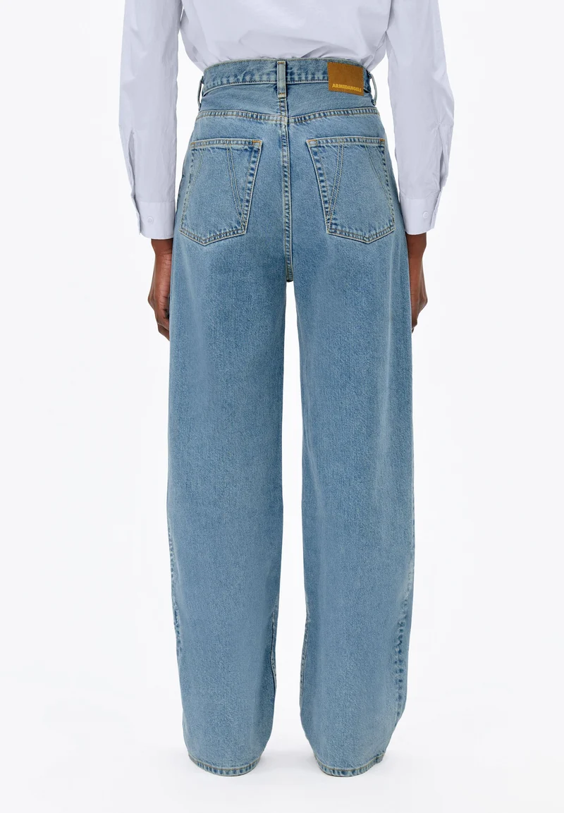 ENIJAA HIGH WAIST WIDE JEANS | horizon