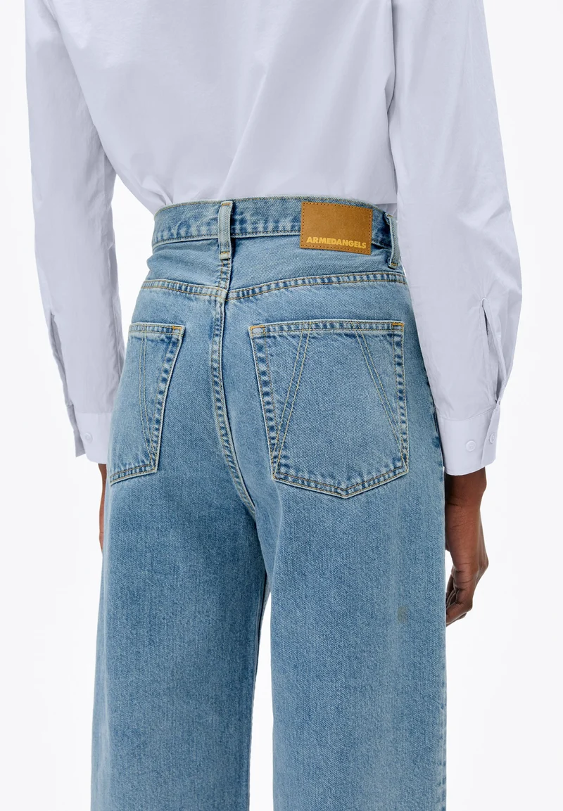 ENIJAA HIGH WAIST WIDE JEANS | horizon