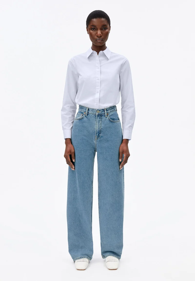 ENIJAA HIGH WAIST WIDE JEANS | horizon