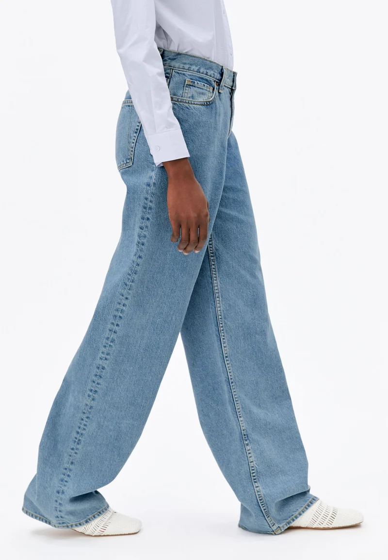 ENIJAA HIGH WAIST WIDE JEANS | horizon