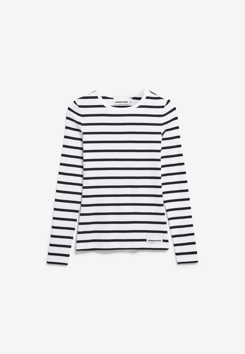 MAYWAA STRIPES | white-black
