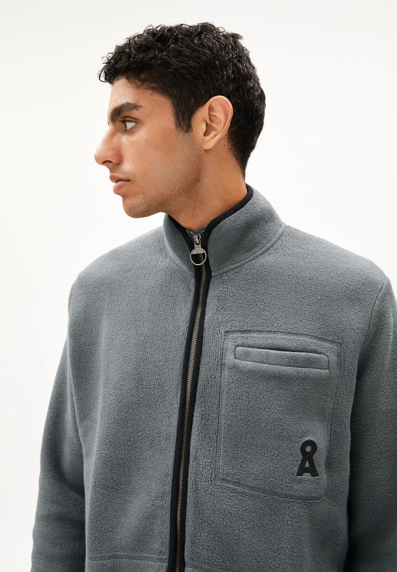 AABLEO FLEECE JACKET | space steel