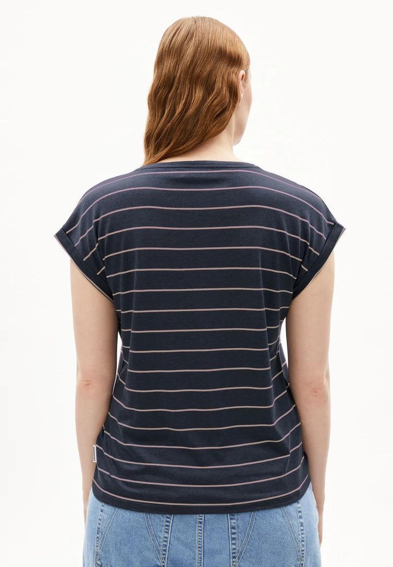 JILAANA FINE STRIPES | moonlight gray-rosalilly