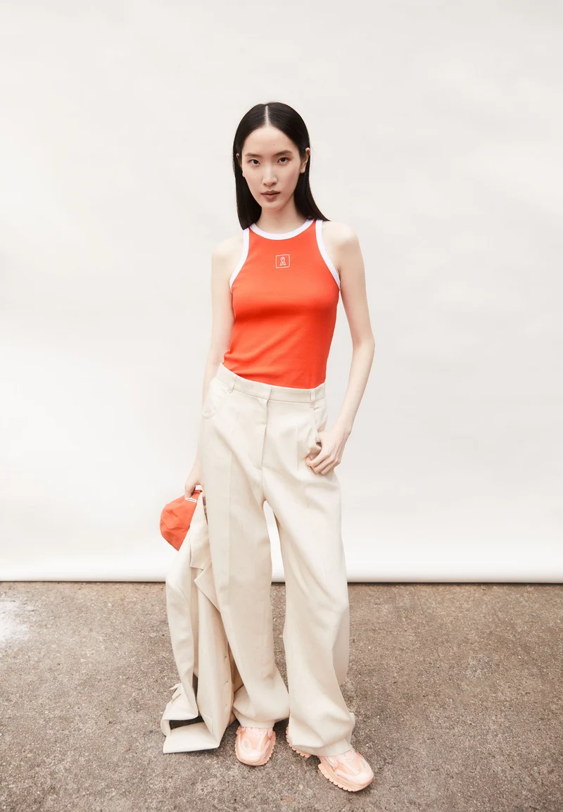KANITAA CONTRAST | poppy red-white