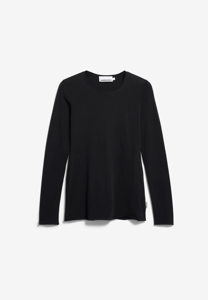 EINIAARA SOFT LANGARMSHIRT | black