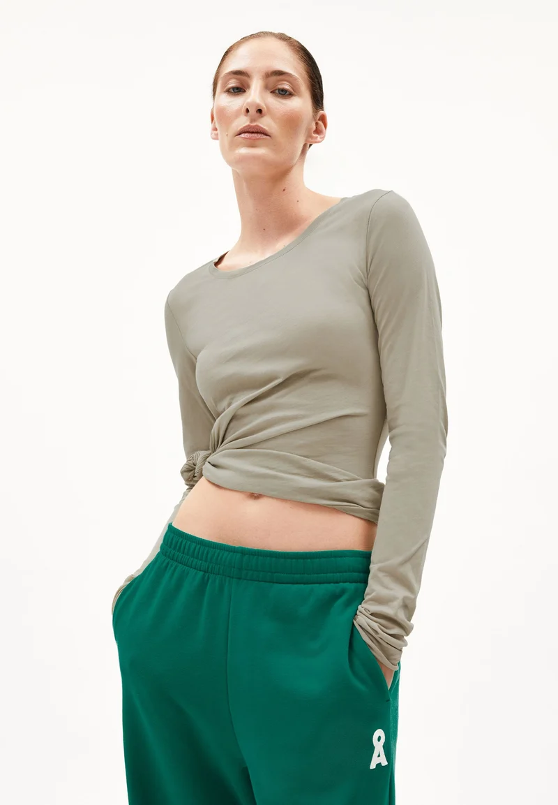 EINIAARA SOFT LANGARMSHIRT | light sage