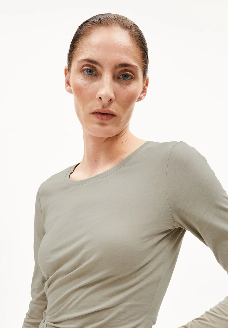EINIAARA SOFT LANGARMSHIRT | light sage