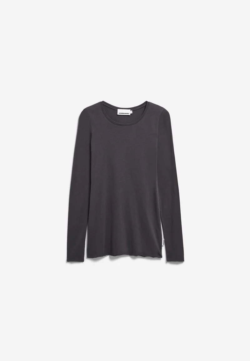 EINIAARA SOFT LANGARMSHIRT | dark steel