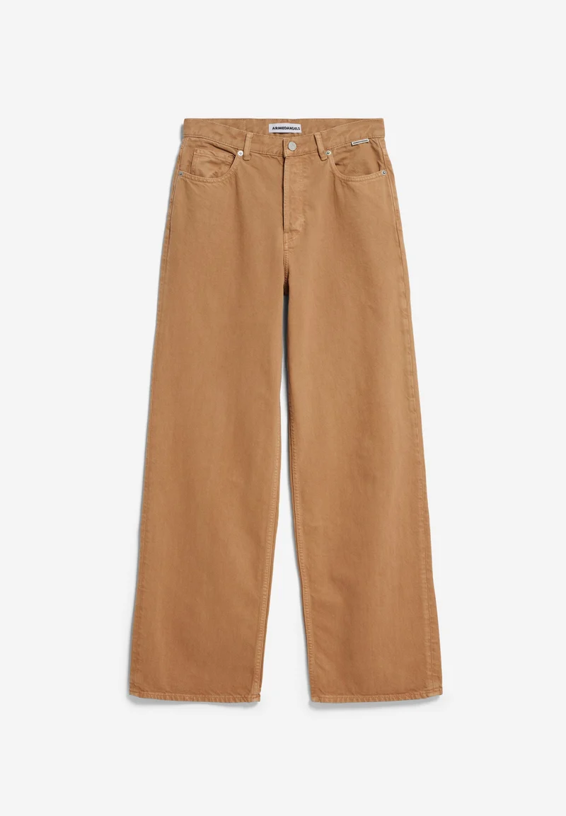 ENIJAA HIGH WAIST WIDE JEANS | beige blond