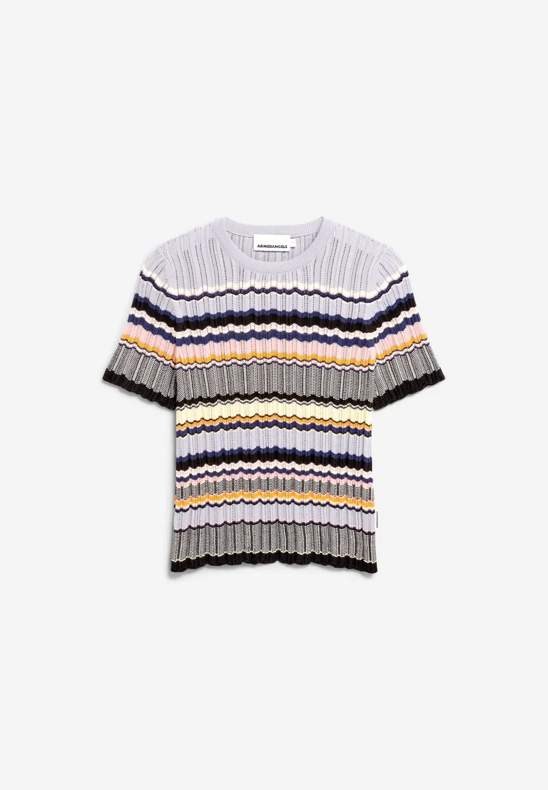 MAAYA STRIPES | misty morning-deep rosalilly