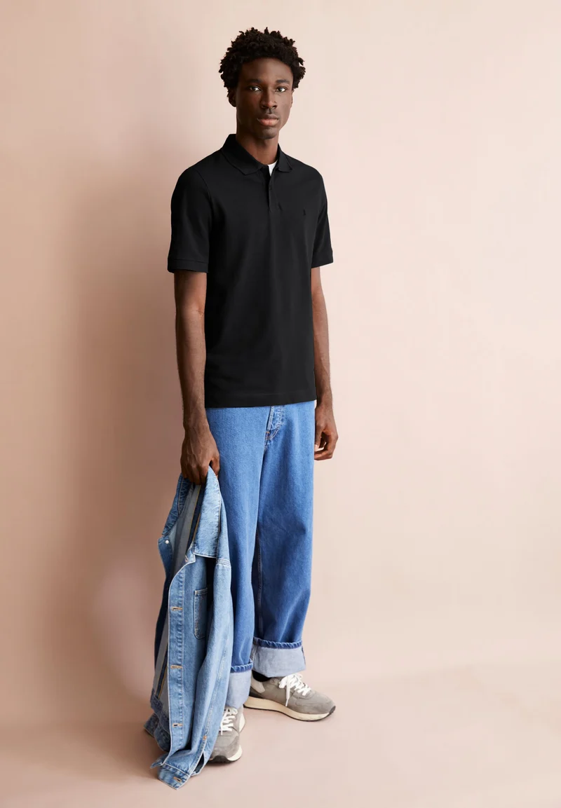 MAARIO POLOSHIRT | black