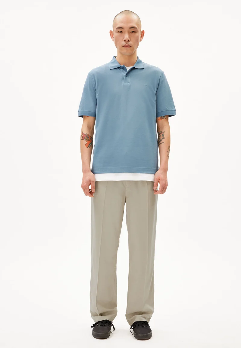 MAARIO POLOSHIRT | pigment blue