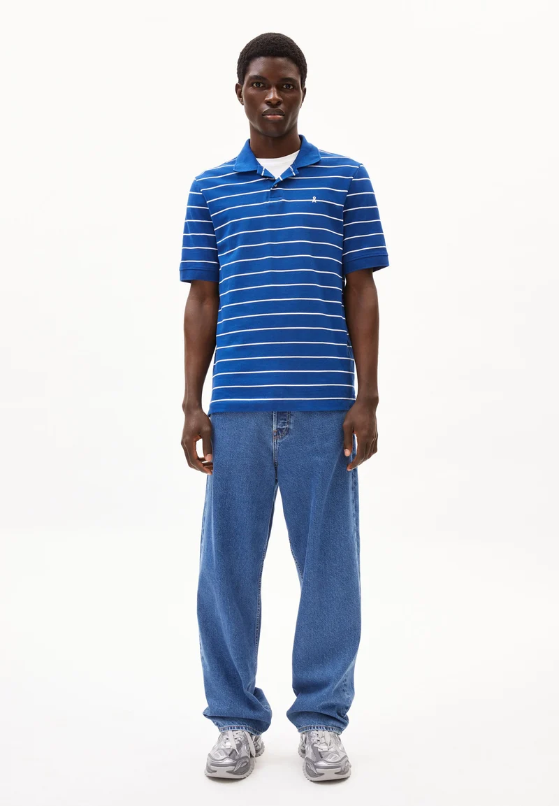 MAARIO STRIPES | dynamo blue-broken white