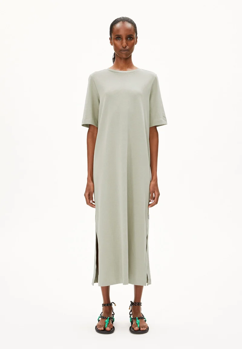 XELINAA JERSEY-MIDI-KLEID | seagreen