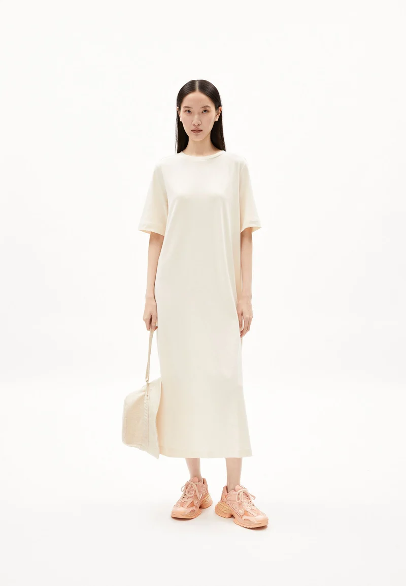 XELINAA JERSEY-MIDI-KLEID | undyed