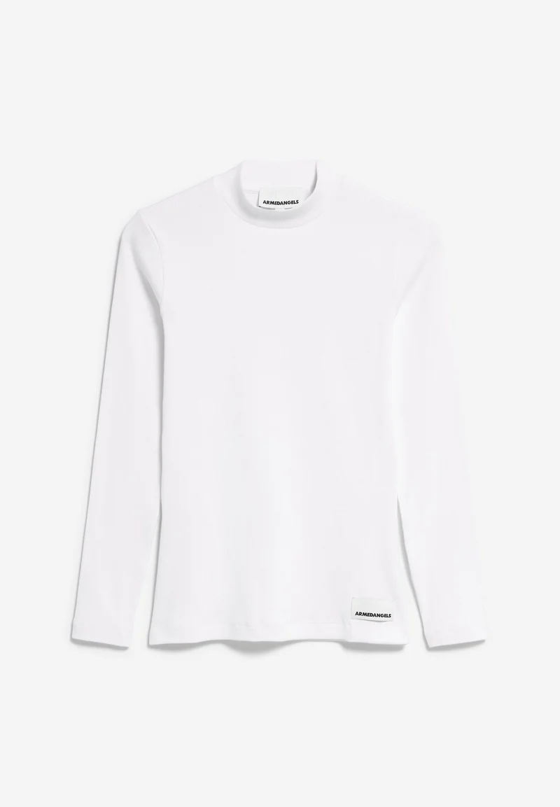 FATIMAARA RIPP-LANGARMSHIRT | white