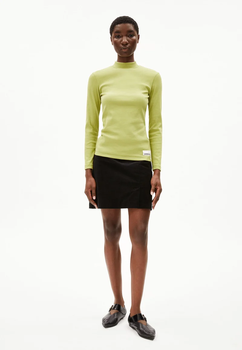FATIMAARA RIPP-LANGARMSHIRT | new moss