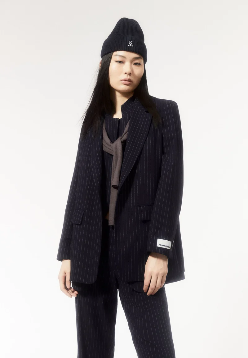 MIKAALA PINSTRIPE | night sky-white