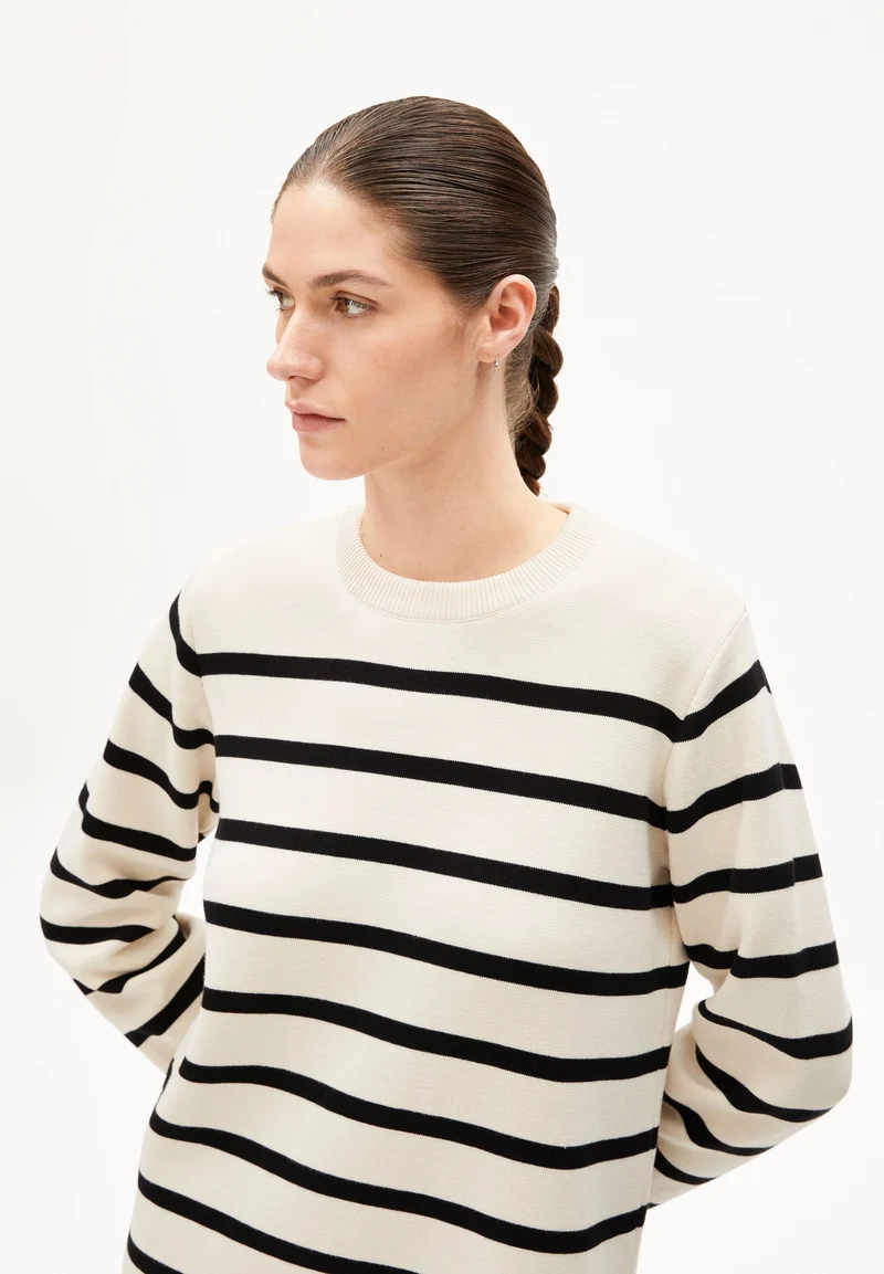 MINIAA STRIPES | oatmilk-black