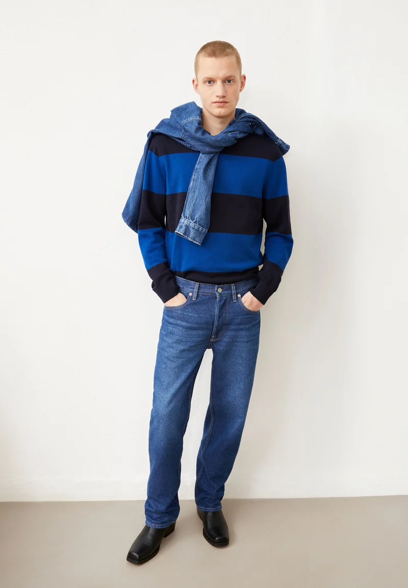 LOUKAA STRIPES | night sky-lapis blue