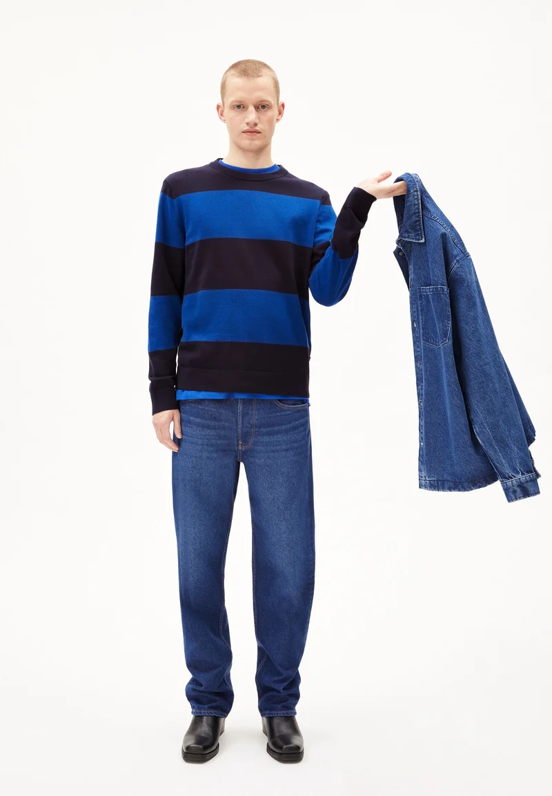 LOUKAA STRIPES | night sky-lapis blue
