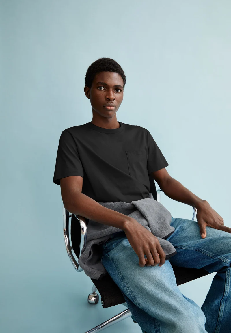 MAARKOS POCKET T-SHIRT | black