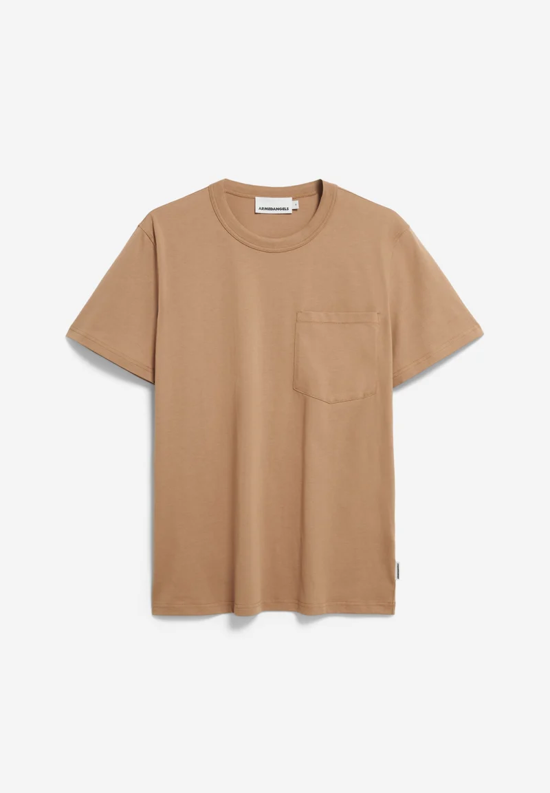 MAARKOS POCKET T-SHIRT | pale umber
