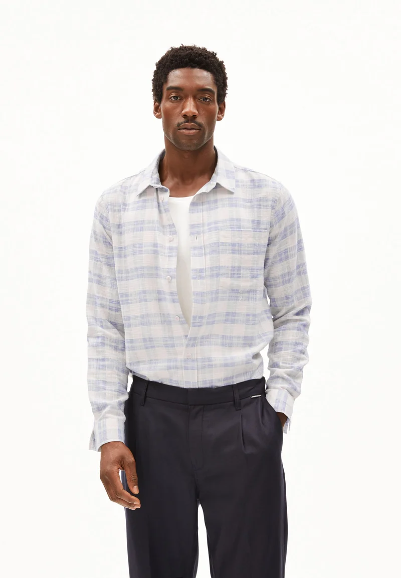 FLAAVIEN CHECK | oatmilk-blue wave-soft lilac