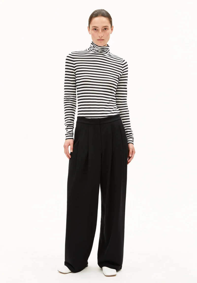 LIRAA LOU WIDELEG PANT | black