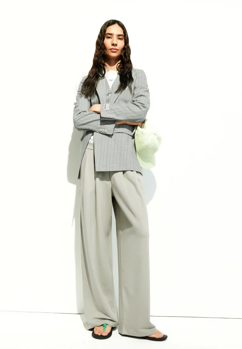 LIRAA LOU WIDELEG PANT | seagreen