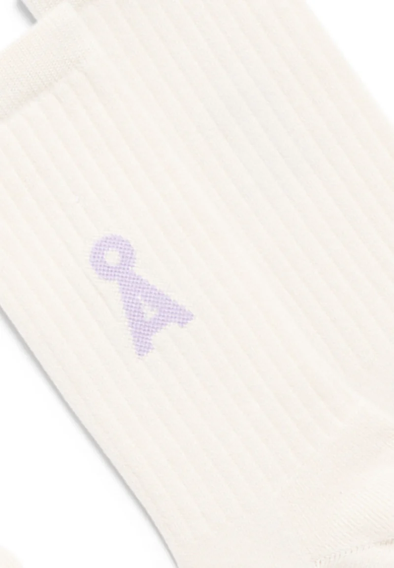 SAAMUS BOLD SOCKEN | oatmilk-lavender light