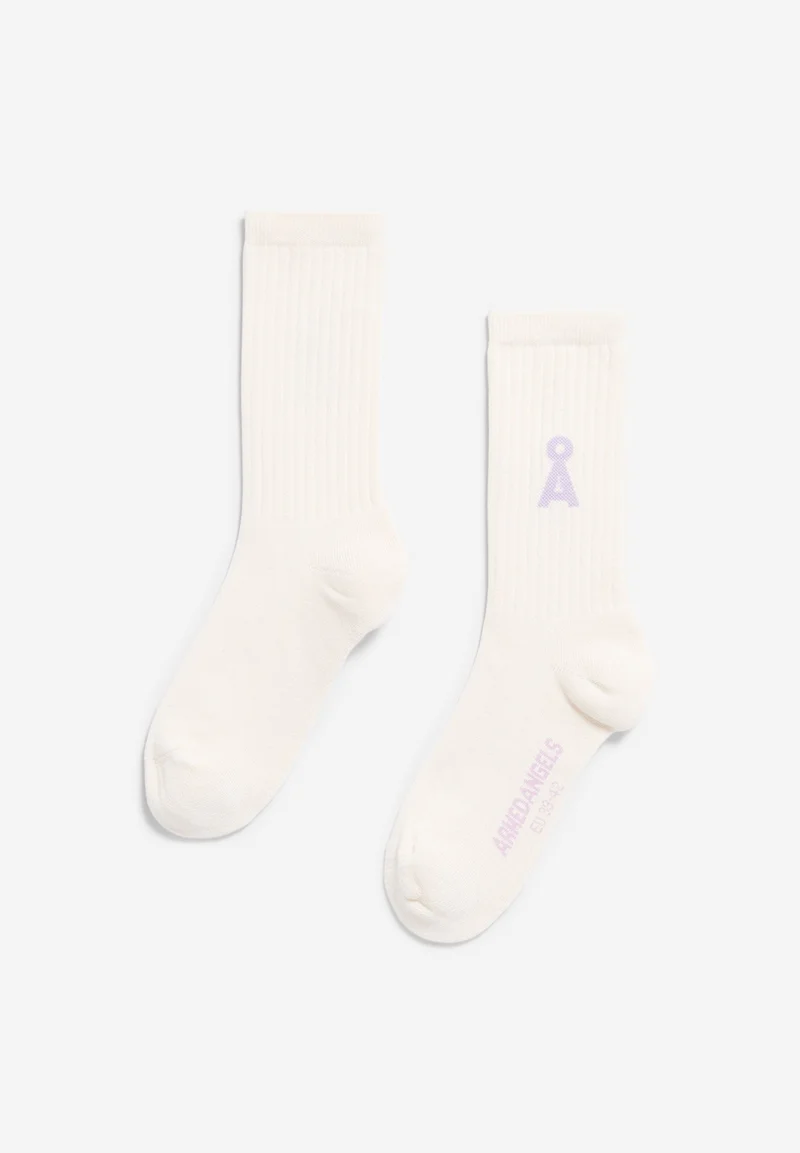 SAAMUS BOLD SOCKEN | oatmilk-lavender light