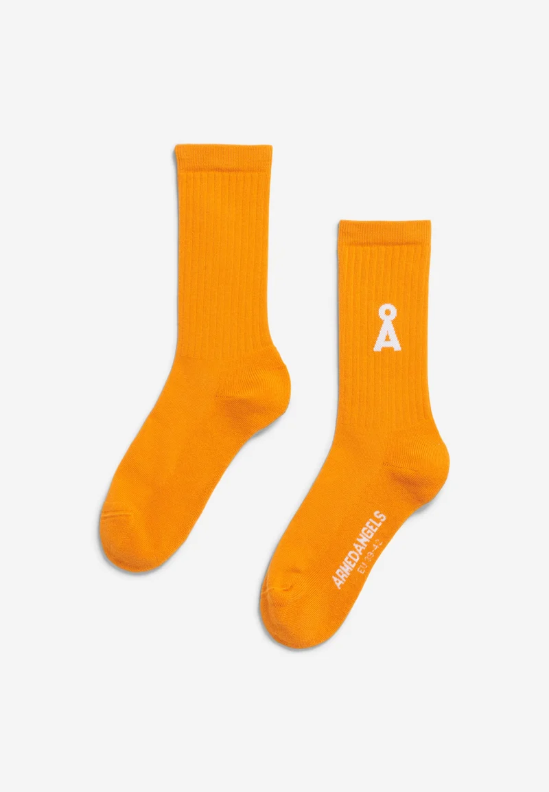 SAAMUS BOLD SOCKEN | light tangerine