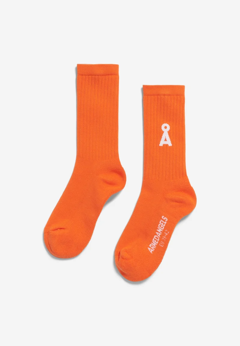 SAAMUS BOLD SOCKEN | sunset orange