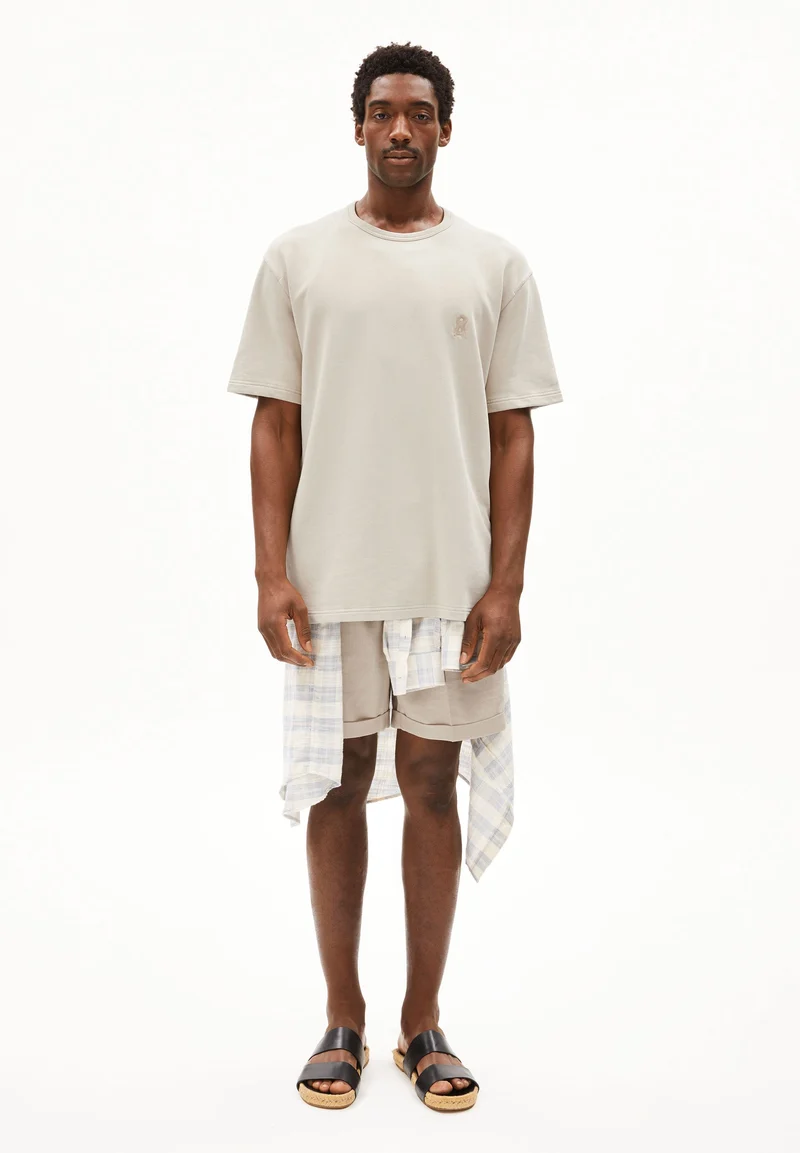 AADRU SWEAT GMT DYE | sand stone washed
