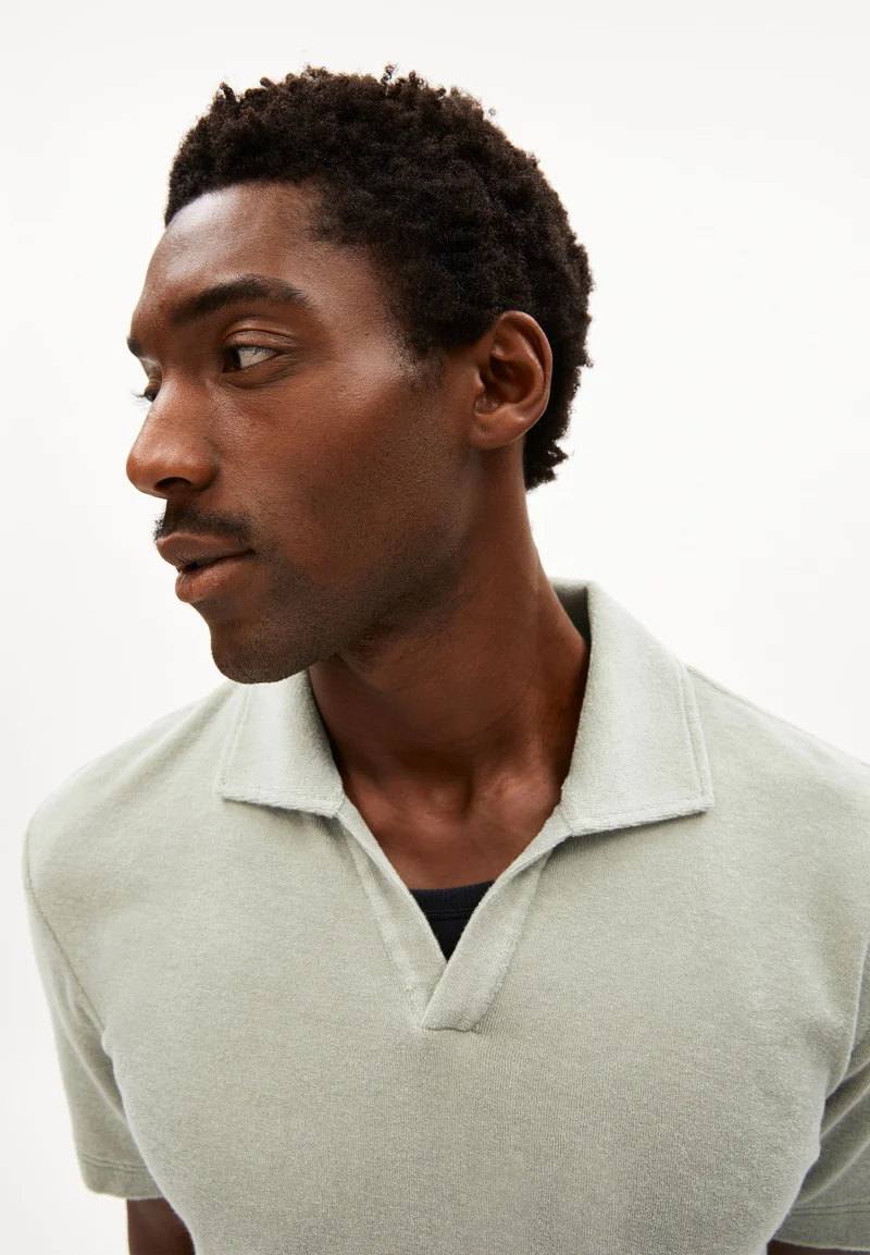 MAARKOS POLO TERRY | seagreen