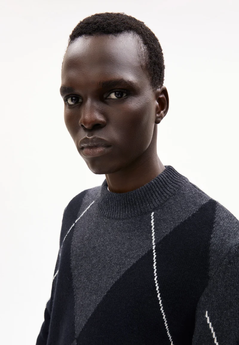 AARGELIUS | steel melange-black-oatmilk